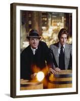 Les Rues by San Francisco THE STREETS OF SAN FRANCISCO with Karl Malden and Michael Douglas, 1972-7-null-Framed Photo