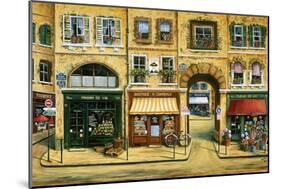 Les Rues De Paris-Marilyn Dunlap-Mounted Premium Giclee Print