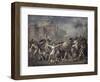 Les Sabines Arretant Le Combat-Jacques-Louis David-Framed Giclee Print