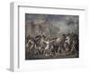 Les Sabines Arretant Le Combat-Jacques-Louis David-Framed Giclee Print