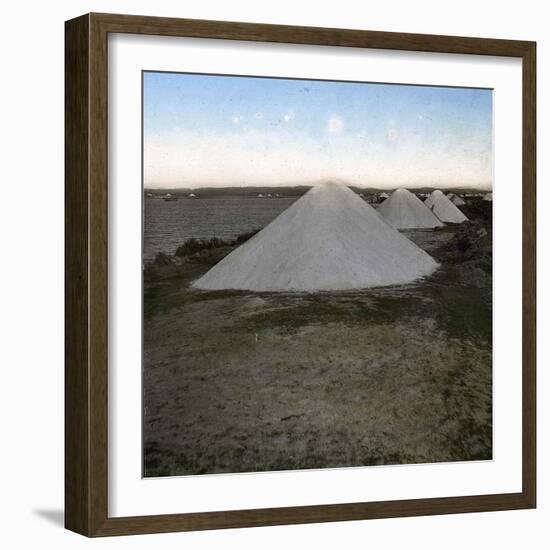 Les Sables-D'Olonne (Vendee, France), Heap of Salt-Leon, Levy et Fils-Framed Photographic Print