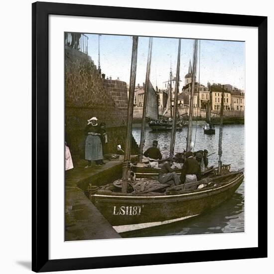 Les Sables-D'Olonne (Vendee, France), Sardine Fishermen-Leon, Levy et Fils-Framed Photographic Print