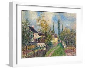 Les Sablons, 1883-Alfred Sisley-Framed Giclee Print