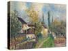 Les Sablons, 1883-Alfred Sisley-Stretched Canvas