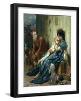 Les Saltimbanques, 1874-Gustave Dor?-Framed Premium Giclee Print