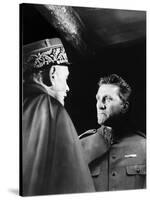 Les Sentiers by la gloire Paths of Glory by Stanley Kubrik with George Macready, Kirk Douglas, 1957-null-Stretched Canvas