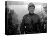 Les Sentiers by la gloire Paths of Glory by Stanley Kubrik with Kirk Douglas, 1957 (b/w photo)-null-Stretched Canvas