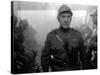 Les Sentiers by la gloire Paths of Glory by Stanley Kubrik with Kirk Douglas, 1957 (b/w photo)-null-Stretched Canvas