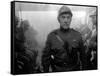 Les Sentiers by la gloire Paths of Glory by Stanley Kubrik with Kirk Douglas, 1957 (b/w photo)-null-Framed Stretched Canvas