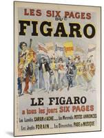 Les six pages du Figaro-Harry Finney-Mounted Giclee Print