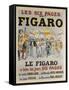 Les six pages du Figaro-Harry Finney-Framed Stretched Canvas