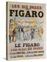 Les six pages du Figaro-Harry Finney-Stretched Canvas