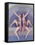 Les Soeurs Irvin' the Irvin Twin Sisters, Each Posed in a Mirror Image of the Other-null-Framed Stretched Canvas