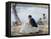 Les souvenirs-Emile Friant-Framed Stretched Canvas