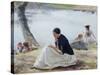 Les souvenirs-Emile Friant-Stretched Canvas