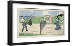 Les Sports Athletiques, Tennis-Harry Eliott-Framed Art Print