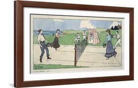 Les Sports Athletiques, Tennis-Harry Eliott-Framed Art Print