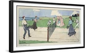 Les Sports Athletiques, Tennis-Harry Eliott-Framed Art Print