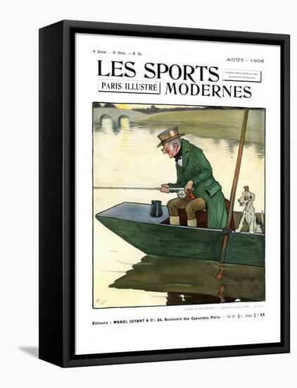 Les Sports Modernes, Magazine Cover, France, 1906-null-Framed Stretched Canvas