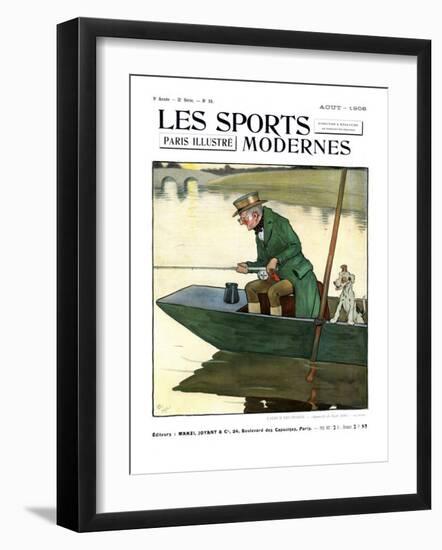 Les Sports Modernes, Magazine Cover, France, 1906-null-Framed Premium Giclee Print