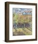 Les Tilleuls a? Poissy, 1882-Claude Monet-Framed Art Print