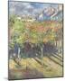 Les Tilleuls a? Poissy, 1882-Claude Monet-Mounted Art Print