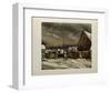 Les Tilleuls Sous la Neige, 1952-Maurice De Vlaminck-Framed Collectable Print