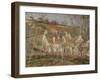 Les toits rouges, coin de village, effet d'hiver-Camille Pissarro-Framed Giclee Print