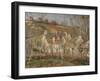 Les toits rouges, coin de village, effet d'hiver-Camille Pissarro-Framed Giclee Print