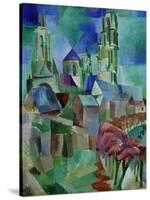 Les Tours de Laon (The Towers of Laon), 1912-Robert Delaunay-Stretched Canvas