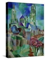 Les Tours de Laon (The Towers of Laon), 1912-Robert Delaunay-Stretched Canvas