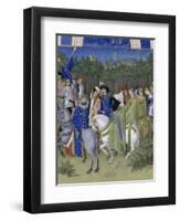 Les Très Riches Heures du duc de Berry-null-Framed Premium Giclee Print