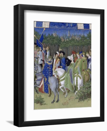 Les Très Riches Heures du duc de Berry-null-Framed Premium Giclee Print