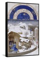 Les Très Riches Heures du duc de Berry-null-Framed Stretched Canvas