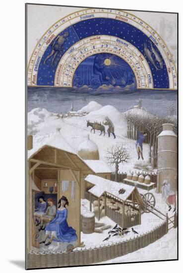 Les Très Riches Heures du duc de Berry-null-Mounted Giclee Print