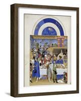 Les Très Riches Heures du duc de Berry-null-Framed Giclee Print