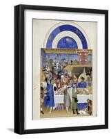 Les Très Riches Heures du duc de Berry-null-Framed Giclee Print