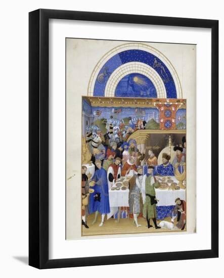 Les Très Riches Heures du duc de Berry-null-Framed Giclee Print