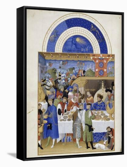 Les Très Riches Heures du duc de Berry-null-Framed Stretched Canvas