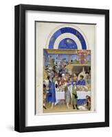 Les Très Riches Heures du duc de Berry-null-Framed Giclee Print