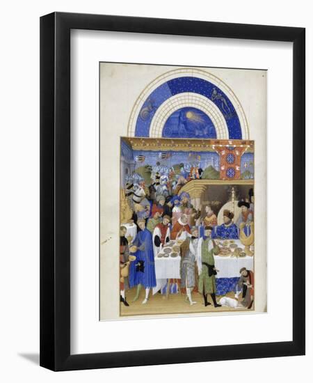 Les Très Riches Heures du duc de Berry-null-Framed Giclee Print