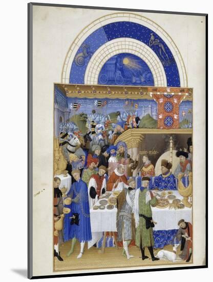 Les Très Riches Heures du duc de Berry-null-Mounted Giclee Print