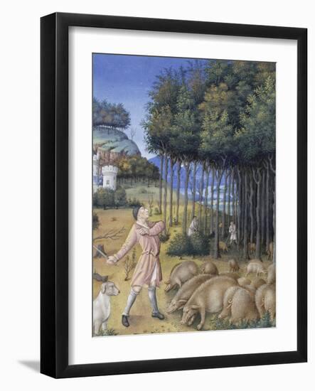 Les Très Riches Heures du duc de Berry-null-Framed Giclee Print