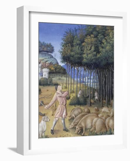 Les Très Riches Heures du duc de Berry-null-Framed Giclee Print