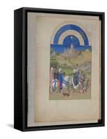 Les Très Riches Heures du duc de Berry-null-Framed Stretched Canvas