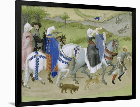 Les Très Riches Heures du duc de Berry-null-Framed Premium Giclee Print