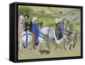 Les Très Riches Heures du duc de Berry-null-Framed Stretched Canvas