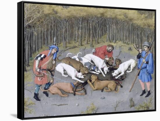 Les Très Riches Heures du duc de Berry-null-Framed Stretched Canvas