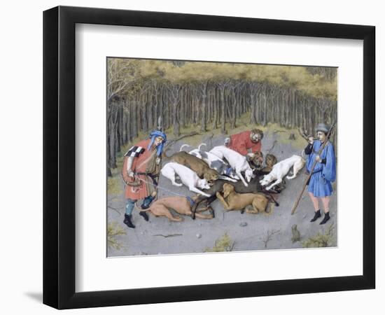 Les Très Riches Heures du duc de Berry-null-Framed Premium Giclee Print