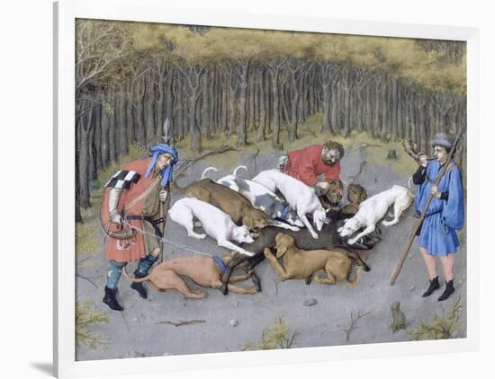 Les Très Riches Heures du duc de Berry-null-Framed Giclee Print